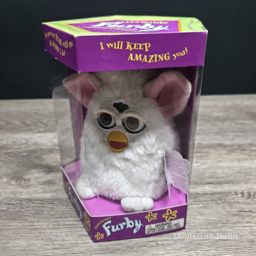 Vintage Tiger Furby 1998 - Electronic Interactive Toy - Sealed